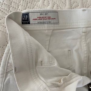 Gap denim wide leg pants